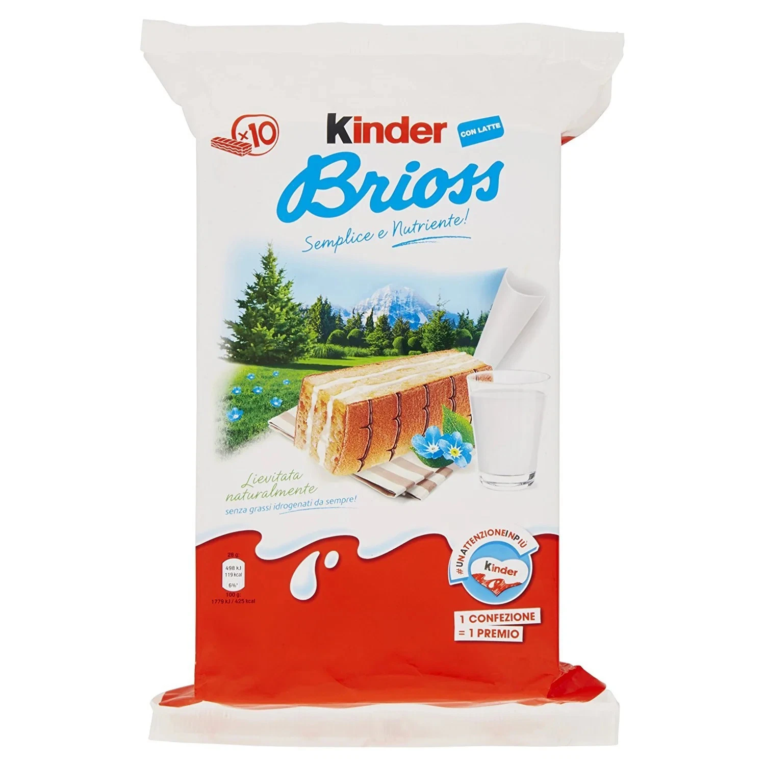 Kinder Brioche Con Latte