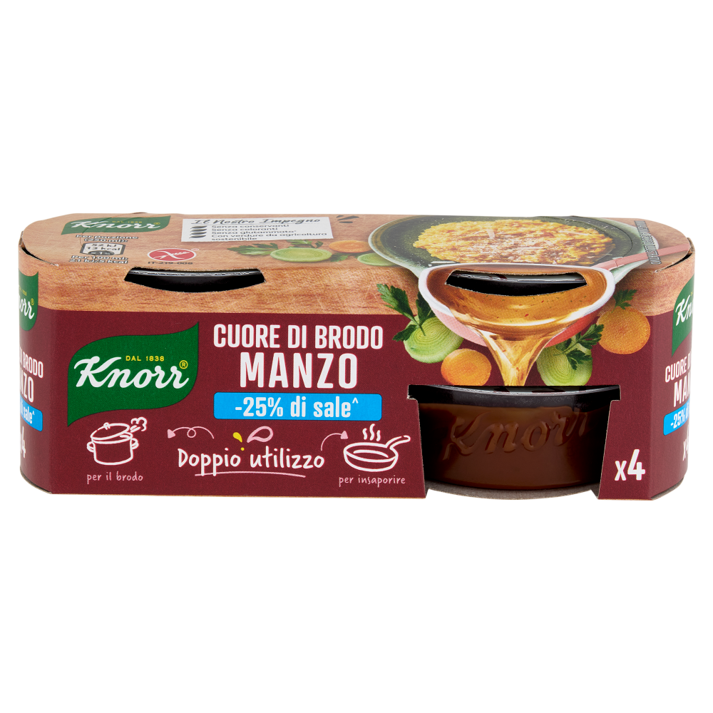 Cuore di brodo manzo