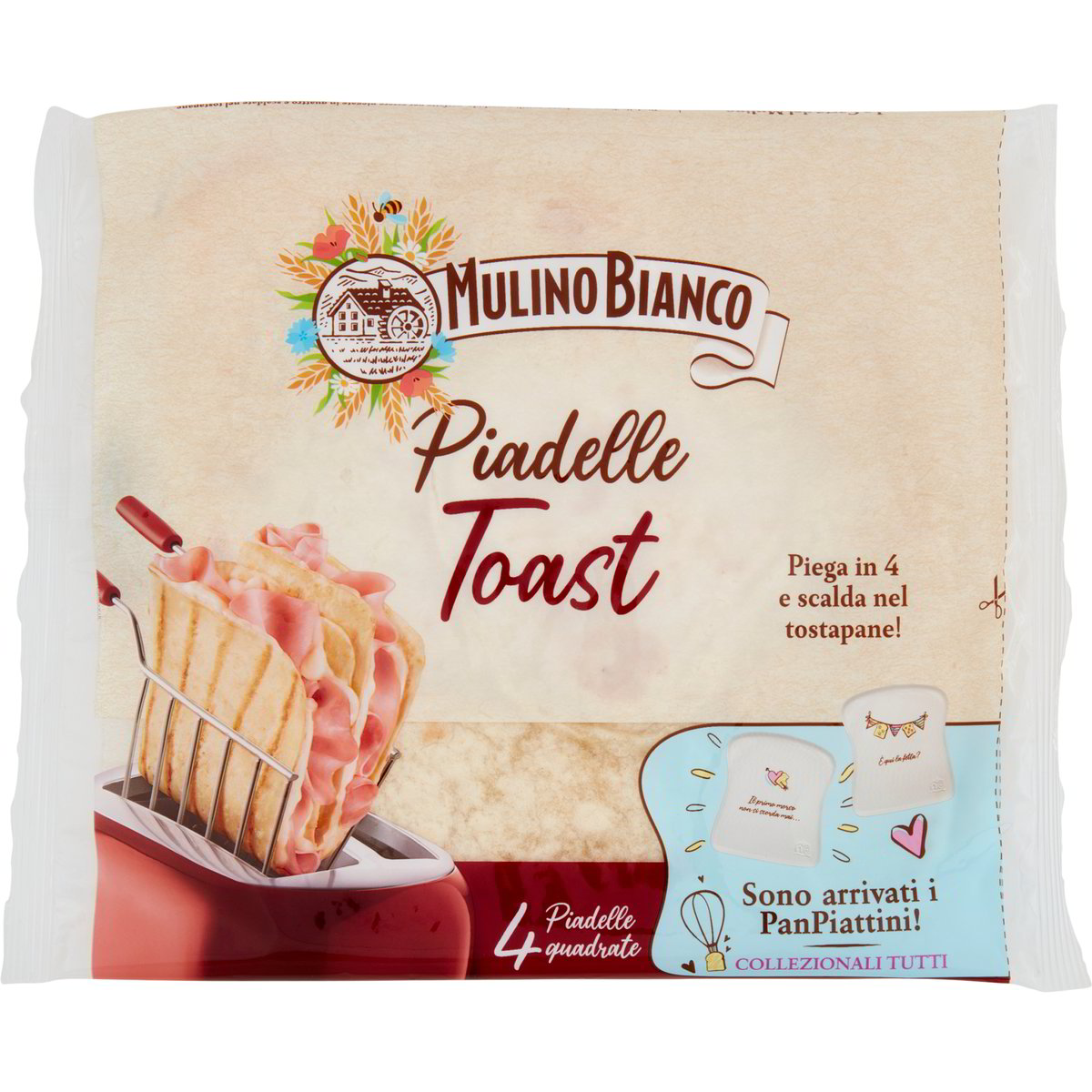 Piadelle Toast Quadrate