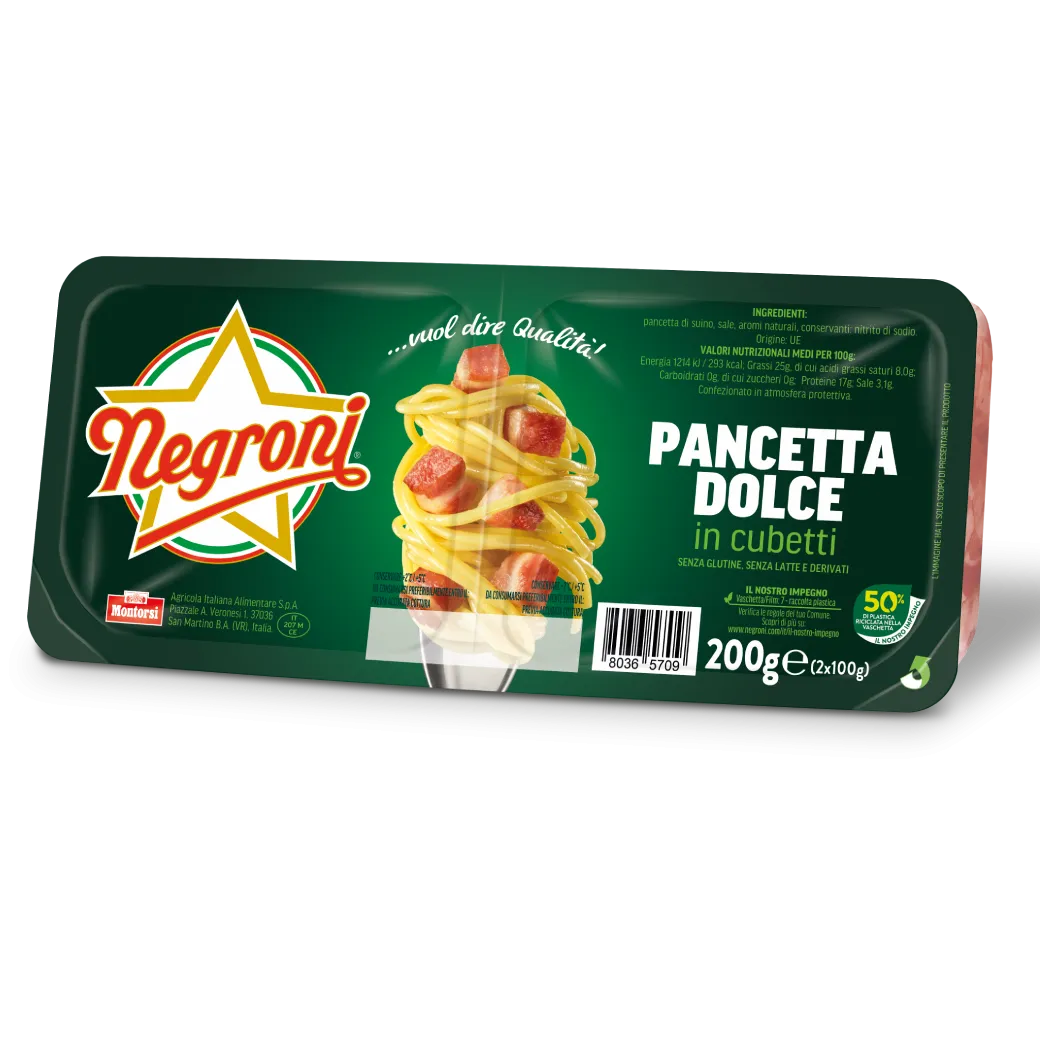Pancetta a cubetti Dolce