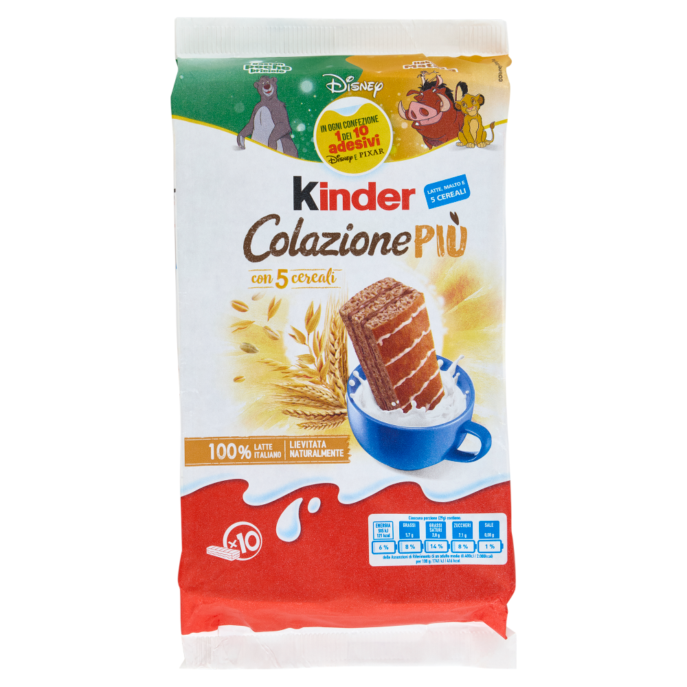Kinder Colazione Più con 5 Cereali