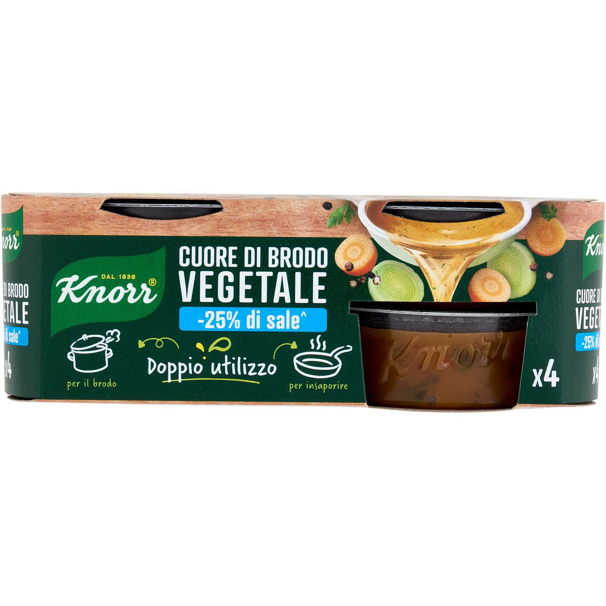 Cuore di brodo vegetale